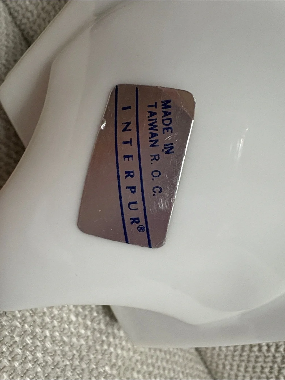 Interpur white porcelain